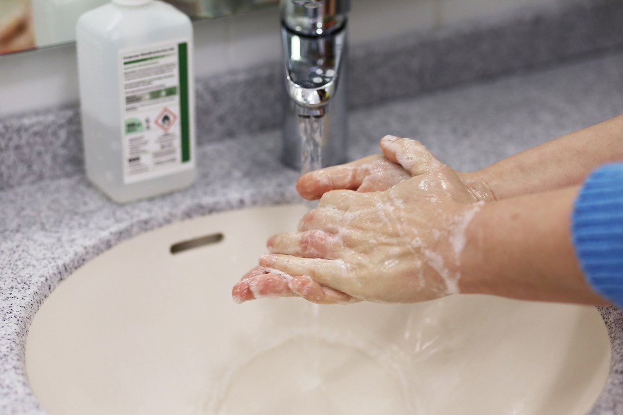 Hand washing infection control